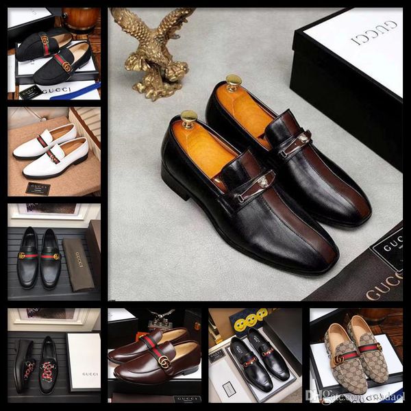 

20mc man 2020 бизнес мужской обуви моды платье men свадьба формальные обуви кожа luxury men офис sapato социальная партия обуви мужчина для, Black