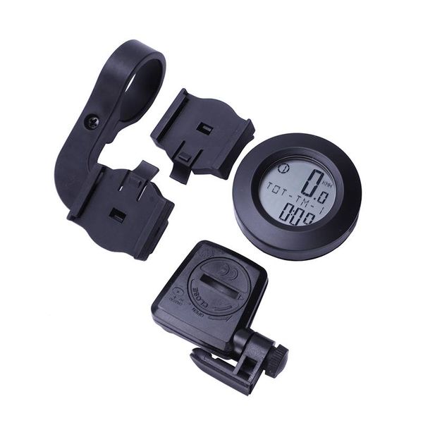 

bicycle computer wireless waterproof bike computer calorie counter odometer counter display speedometer black