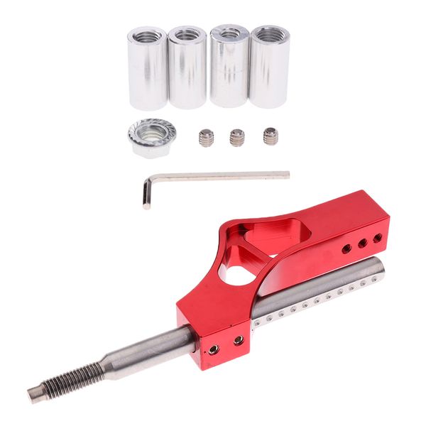 

universal aluminum manual car gear shift knob shifter lever 193mm