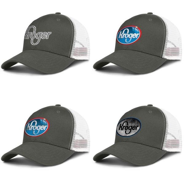 

kroger supermarket shopping vintage old army_green mens and womens trucker cap ball cool designer plain mesh hats plaid printing grocery, Blue;gray