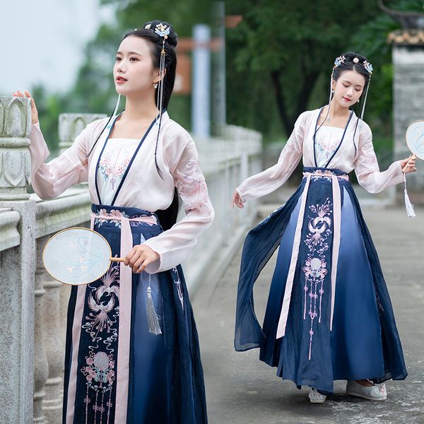 

2019 p shoot new style chinese clothing women's chinese-style improved chinese clothing women's machine embroidery big hemli, Black;red