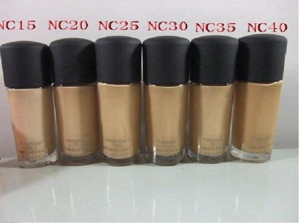 

new makeup foundation studio fix fluid spf15 foundation liquid 30ml 6 shades dhl shipping+gift