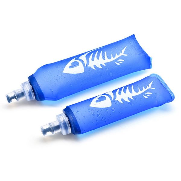 

250 / 500ml soft folding water bags sports tpu collapsible flask water bottle cup hydration pack bladder water reservoir