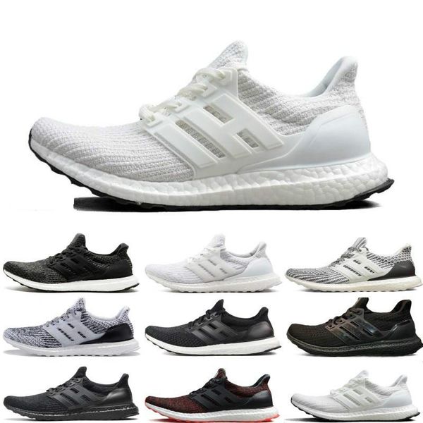

ultra boost 3.0 4.0 men chaussures shoes ultraboost oreo grey designer shoes women sport sneakers us 5.5-11, Black
