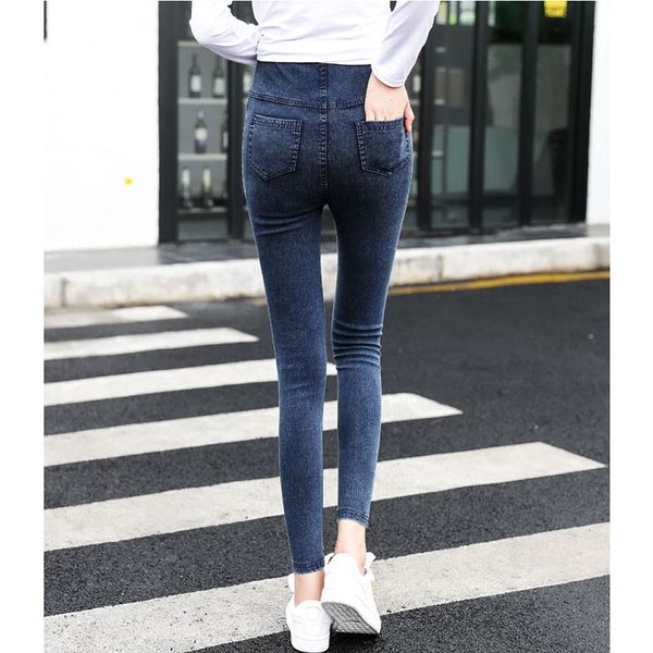 

skinny maternity jeans for pregnant women pregnant pants stretch clothes nursing high waist pregnancy pant jeans autumn clothing, Blue