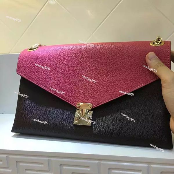 

new fashion handbag designer bags palls chain tote purses oxidizing leather crossbody bag black shoulder bags all match m41200 gold hw