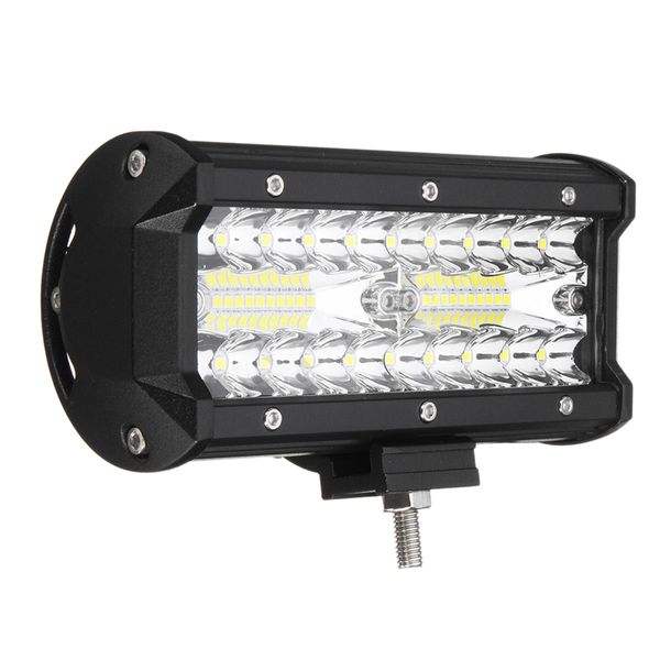 

7 inch 400w led work light bar flood spot combo offroad truck driving fog lamp