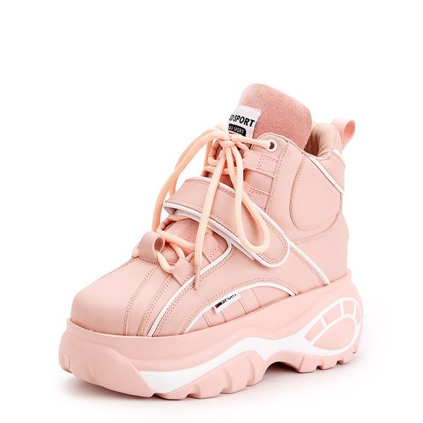 

trendy brand women's sneakers,high leather female platform sneakers,chunky ankle boots women , autumn femme basketball shoes, Black