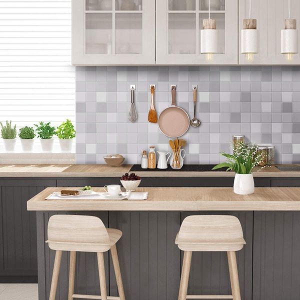 

adhesive hooks wall hooks hangers heavy duty waterproof stainless steel for hanging kitchen bathroom home stick on wall-5