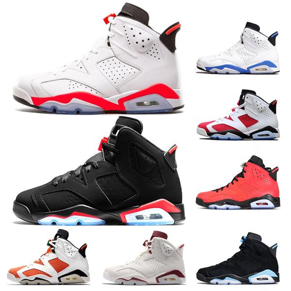 

2019 new 6 6s men black infrared basketball shoes mens carmine gatorade green tinker unc black cat designer trainers sneakers size 40-47