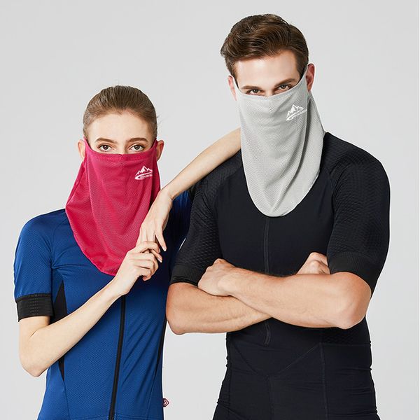 

motorcycle protect cycling face mask anti-uv breathable dust proof balaclava motorcycle half face mask neck guard headband
