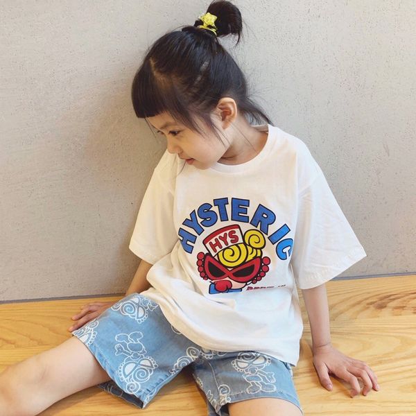 

детский конструктор детский tshirts лето марка короткие рукава дети cartoon character печати лучшие девушки моды tshirts дети тройники высок, Blue