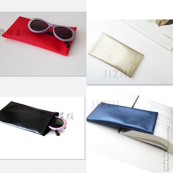 

automatic closed pu creative jewelry glasses exquisite spring glasses bag automatic bayonet jewelry bag