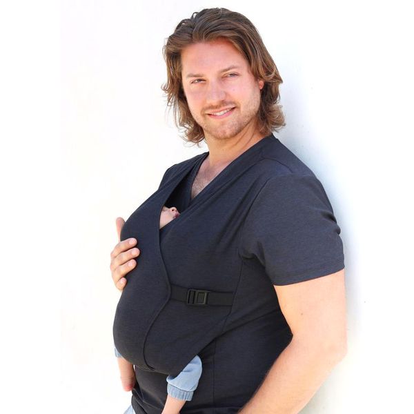 men's baby carrier shirt