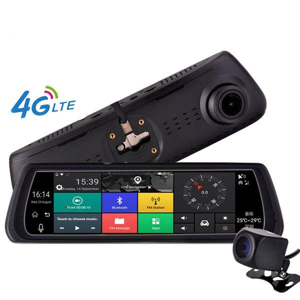 

car dvr mirror gps navigation 8" full touch ips special 4g car dvr camera android mirror gps bluetooth wifi adas assist cam