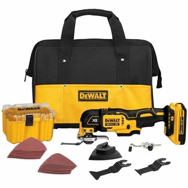 

Dewalt dc 355d1 20v max xr li ion cordle o cillating multi tool tool kit