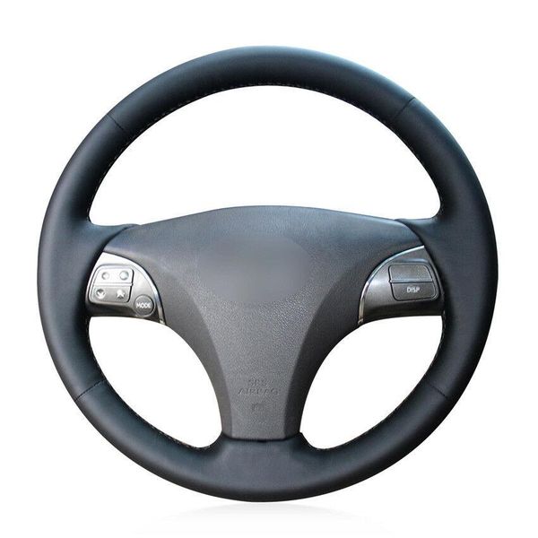 

for lexus es240 es250 hand-sewn steering wheel cover black artificial leather