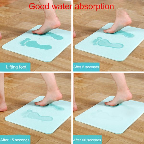 

bathroom bath shower mat non slip mat with diatomaceous earth antibacterial super absorbent fo sale