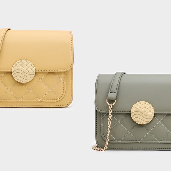 

mini leather crossbody bags for women 2019 green chain shoulder messenger bag lady travel purses and handbags cross body bag