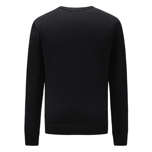 

mens sweater men pullover hoodie long sleeve 2019 new sweatshirt letter embroidery knitwear winter mens clothing size -3xl, White;black