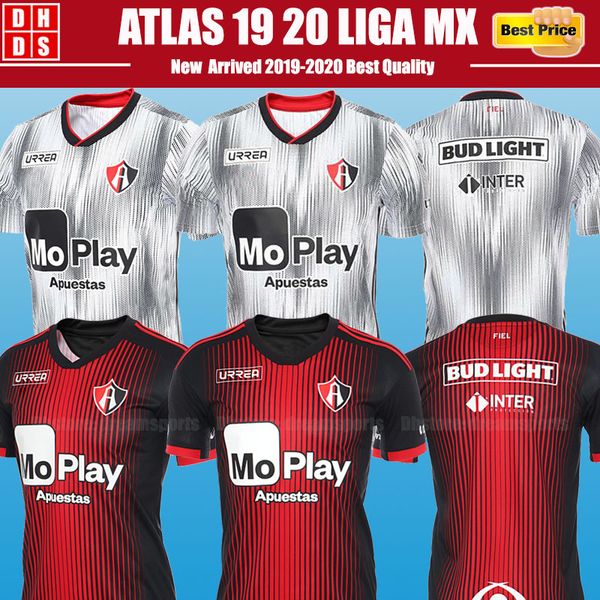 

2019 2020 LIGA MX Atlas Soccer Jersey 19 20 Atlas Home Red Away White VISITA LOCAL Jerseys R.MARQUEZ Camiseta de Futbol Football Shirts