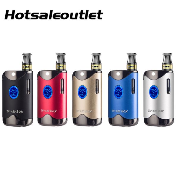 

Оригинальный Kangvape TH-420 стартовый комплект с 650 мАч батареи TH-420 Box Mod 0.5 мл масла K1 керамический картридж бак атомайзер DHL бесплатно