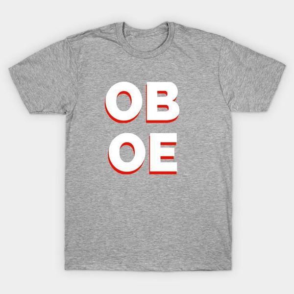 

мужчины тенниски гобоя по axtellmusic tshirt женщины футболка, White;black