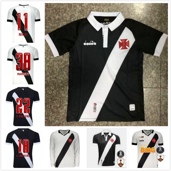 

2019 2020 brazil va co da gama occer jer ey home road black maxi pikachu rio paulinho fabiano bra il 19 20 away white football hirt
