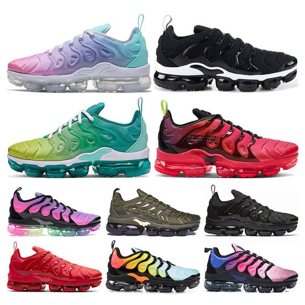 

tn plus size us 13 running shoes eur 47 for mens womens sports sneakers all black white golden current blue trainers