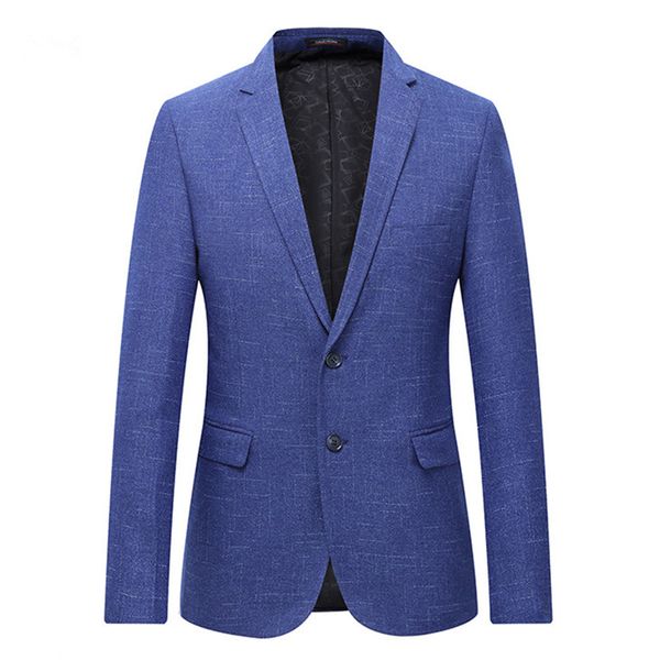 

2019 autumn single breasted men's fashion casual stripe blazers men coats jacket classics business woolen blazer man size -7xl, White;black