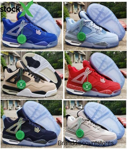

new 4 florida gators pe unc georgetown hoyas oklahoma sooners basketball shoes men 4s mushroom sports sneakers with box