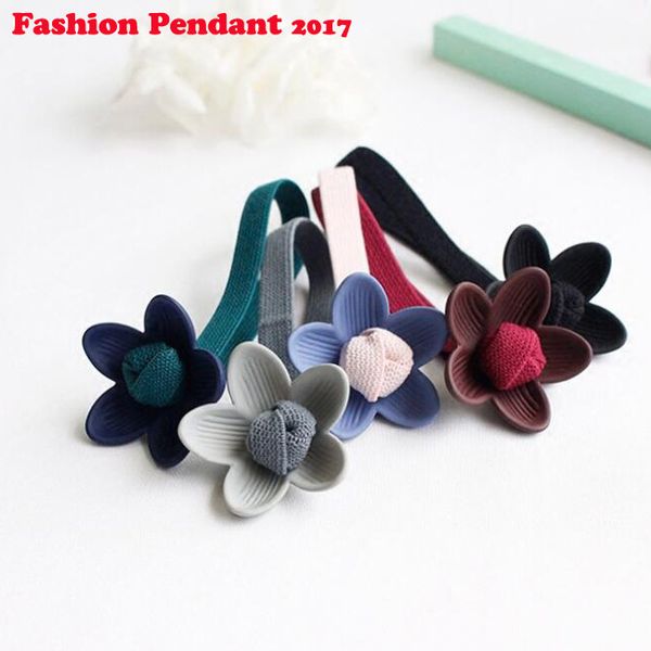 Women S Accessories Popular Cloth Flower Shape Hair Rope Girls