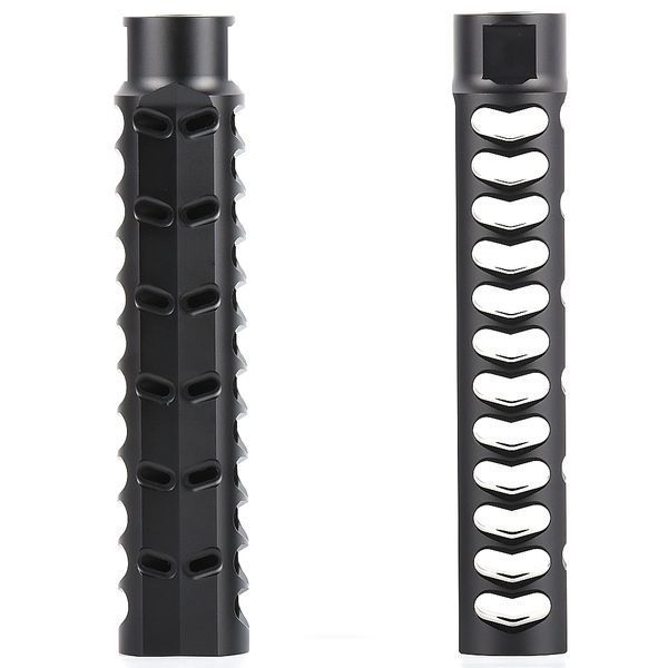 

tactical 6 inch length .223 5.56 1/2-28 threads od" 1.24 inch 7075 aluminium