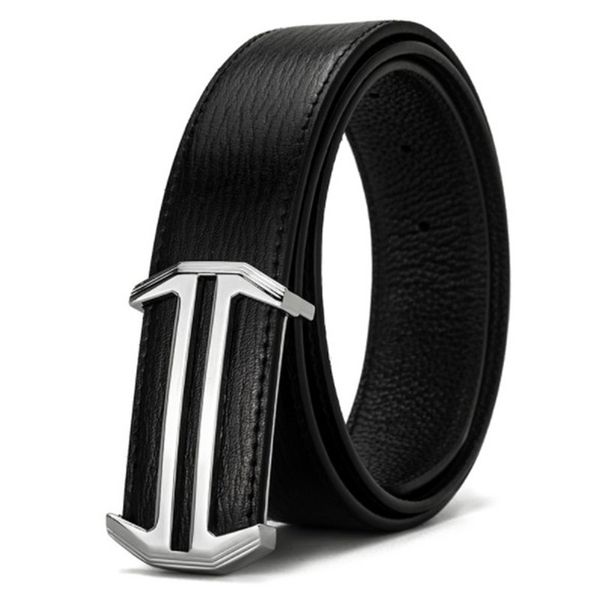 

модельер ремни роскошные ремни мужские стильный марка man пояс повседневный мода гладкий пряжка пояса ширина 3.4cm высоко качества 3 цвета, Black;brown