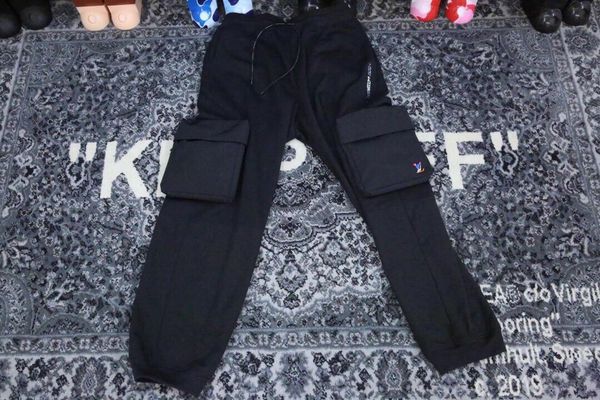 

falection 20ss italy fashion luxury virgil карманные брюки-карго, Black