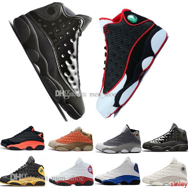 

sale 13 13s cap and gown terracotta blush mens basketball shoes chicago cat black infrared flints bred men sports sneakers designer trainers