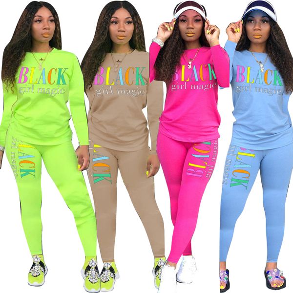 

wholesale women print tracksuit women 2 piece set outfits long sleeve shirt and pants jogging suit sportswear sweatsuit clothes, Gray