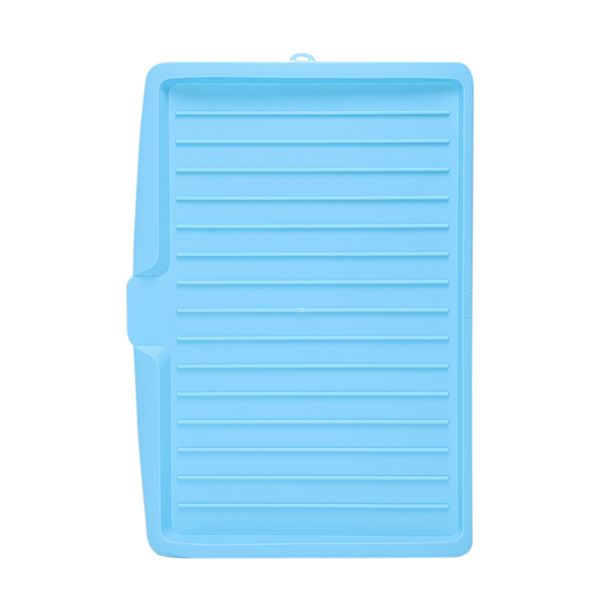 

plastic dish drainer drip tray plate cutlery rack kitchen sink rack holder large