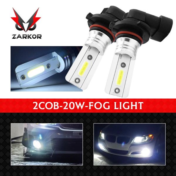 

zarkor led fog light 2 cob chips 20w 7000k холодный белый луковицы