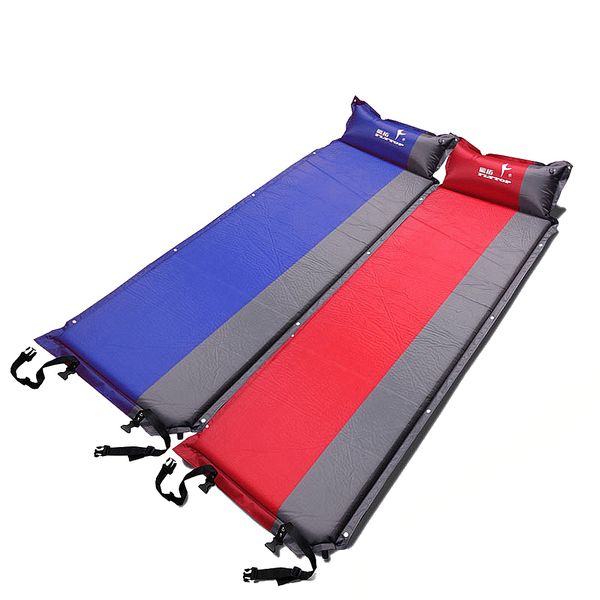 

moisture-proof sleeping pad with pillow self inflating sleeping pad for tent camping hiking backpacking inflatable air mattress