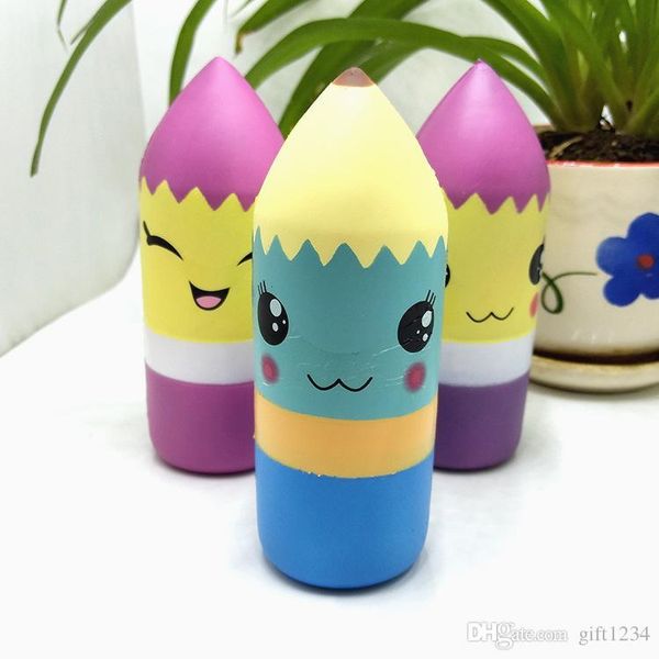 

bravo h soft jumbo squishy toys kawaii pencil slow rising for children adults relieves stress anxiety home decoration