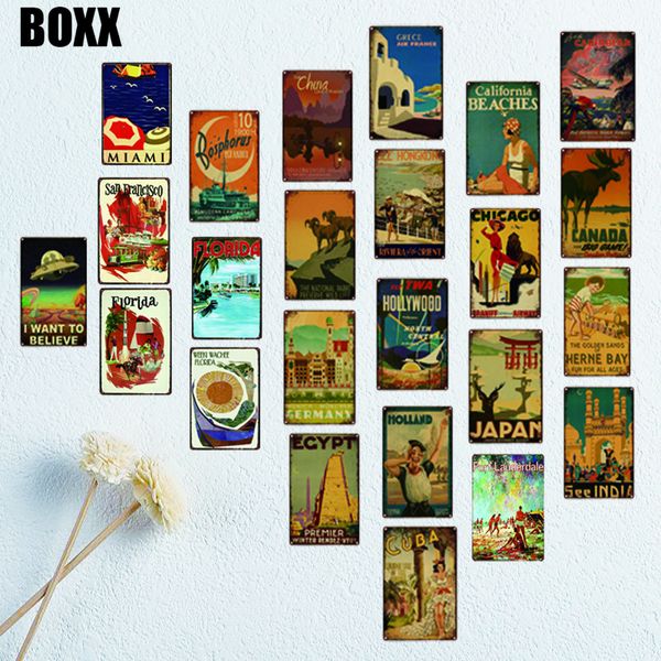 

cuba retro tin sign shabby chic metal plates for wall home craft cafe music bar decoration metal poster wall art modern painting