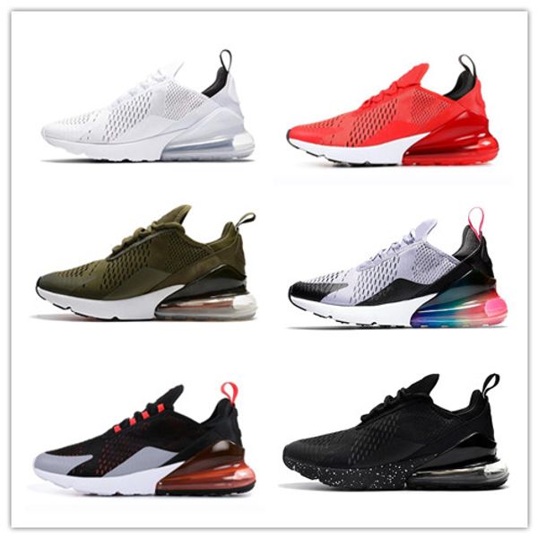 

2019 autumn and winter new 270th rainbow seven-color gold color cushion sports comfortable breathable cushioning running men and women shoes