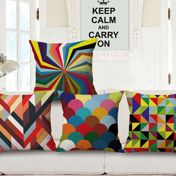 

modern concise embrace pillow case cotton sofa by pillow case