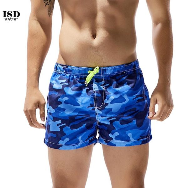 

ishowtienda swim shorts mens breathable swim trunks pants swimwear shorts slim wear camouflage printing short de bain homme#a30