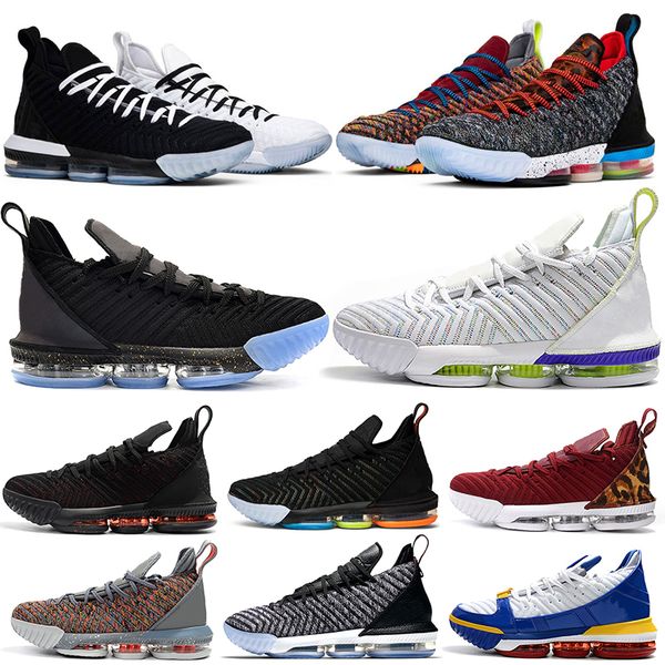 

Nike Lebron James Lebrons 16 16s Мужская баскетбольная обувь Equality Fresh Bred I Promise Oreo 1 Thru 5 What The King Court
