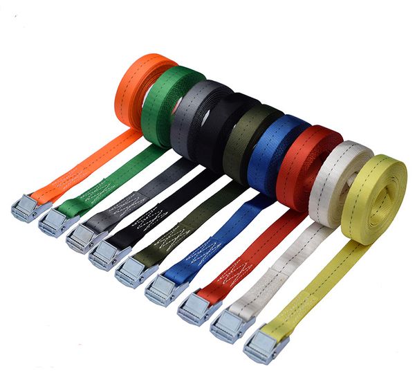 

40pcs/lot 25mm 250kgx3m metal cam buckle tie down cargo lashing
