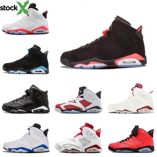 

новые 6s мужские баскетбольные туфли unc carmine angry bull black cat инфракрасный marron мужские кроссовки кроссовки 6 спортивная обувь раз