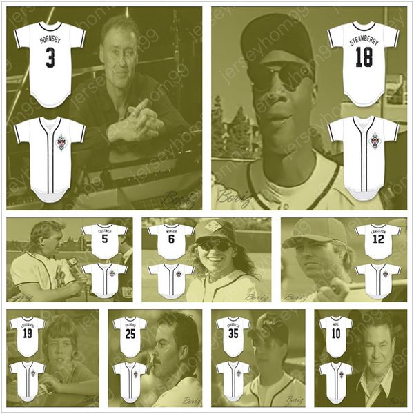 

Bruce Hornsby 3 Darryl Strawberry 18 Kevin Costner 5 Kip Winger 6 Rick Caraballo 35 Salamanders Baseball Jerseys 1st Annual Rock N' Jock