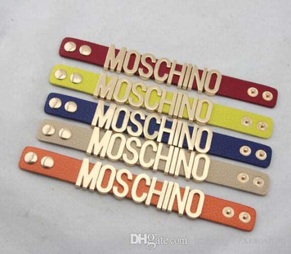 

fashion women luxury design leather bracelet alloy charm wristband bangle cuffs fashion jewelry six style color, Golden;silver